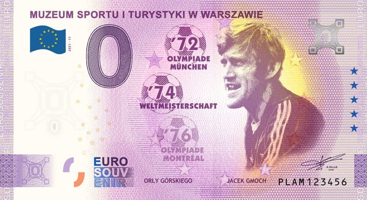0 euro Polska Muzeum Sportu J. Gmoch 2021.1
