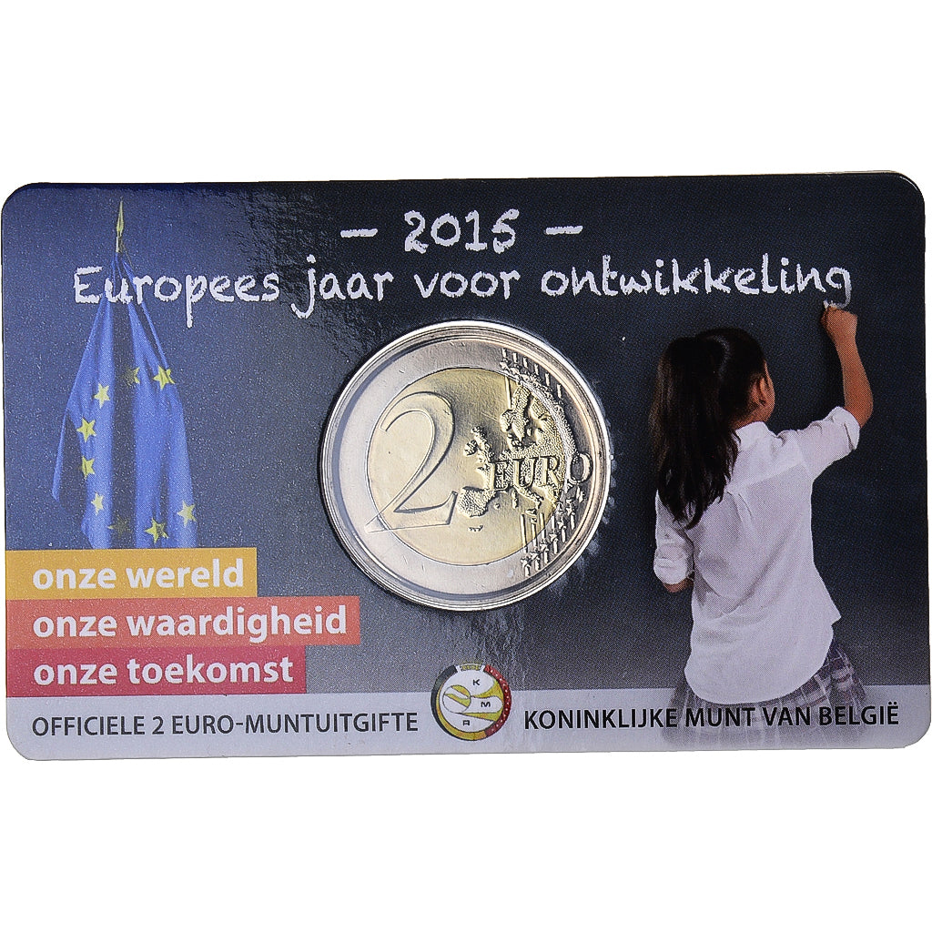 Belgia, 
  
  2 euro, 
  
  Europäisches Entwicklungsjahr