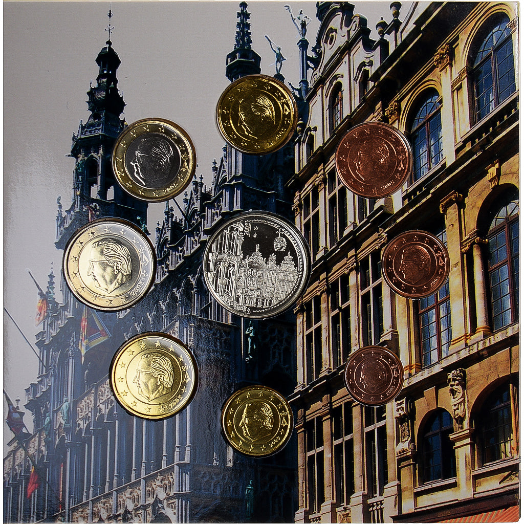 Belgia, 
  
  1 cent za 2 euro, 
  
  Bruksela – Grand’Place