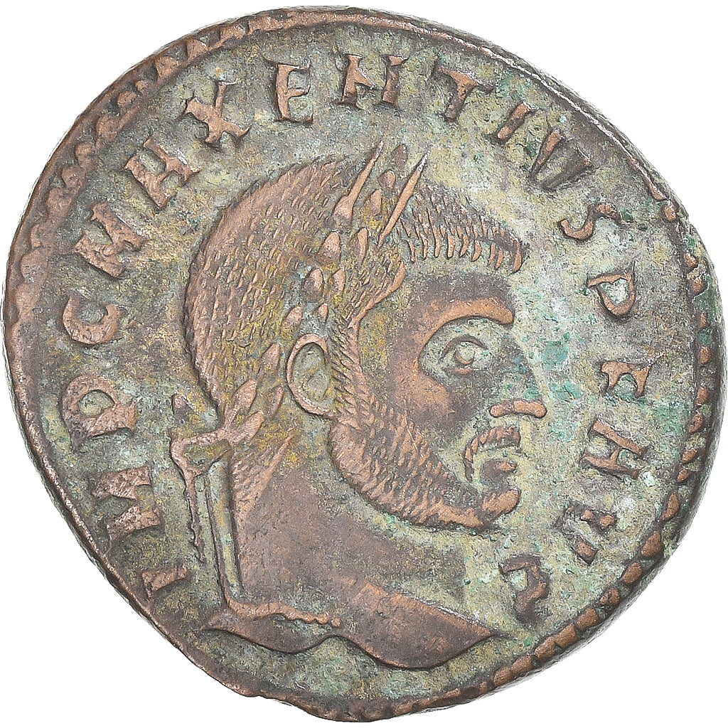 Moneta, 
  
  Maksencjusz, 
  
  Follis