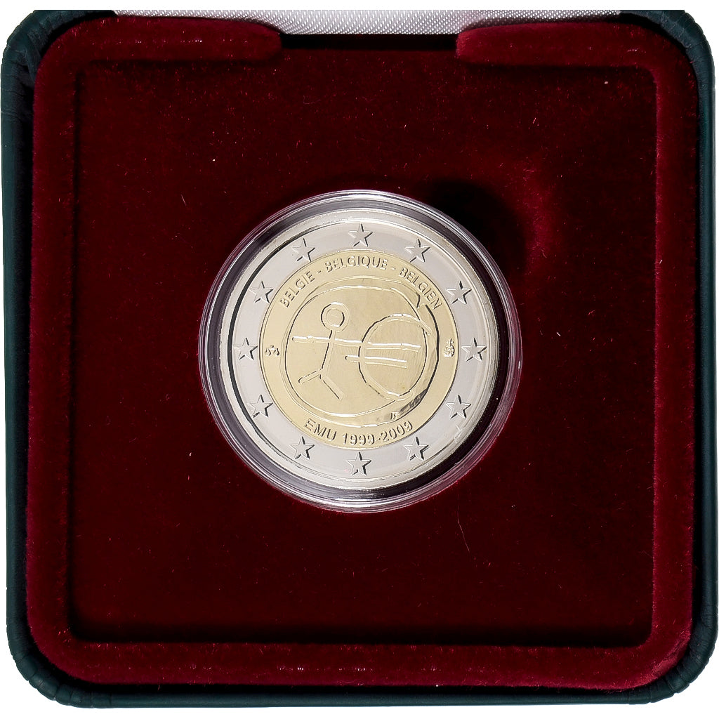 Belgia, 
  
  2 euro, 
  
  Währungsunion