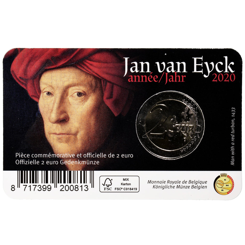 Belgia, 
  
  2 euro, 
  
  Jana Van Eycka
