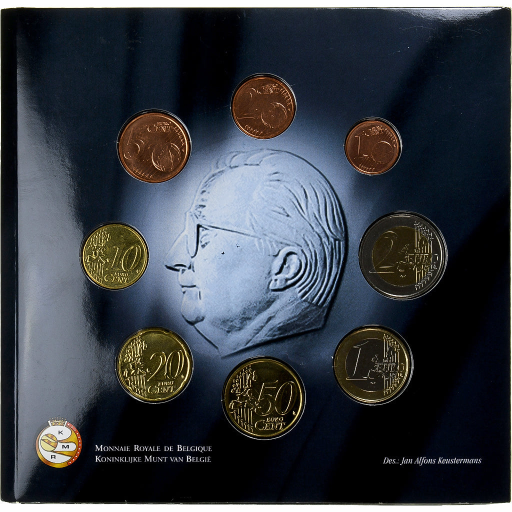 Beneluks, 
  
  Setze 1 ct. - 2 Euro + Jeton, 
  
  BU