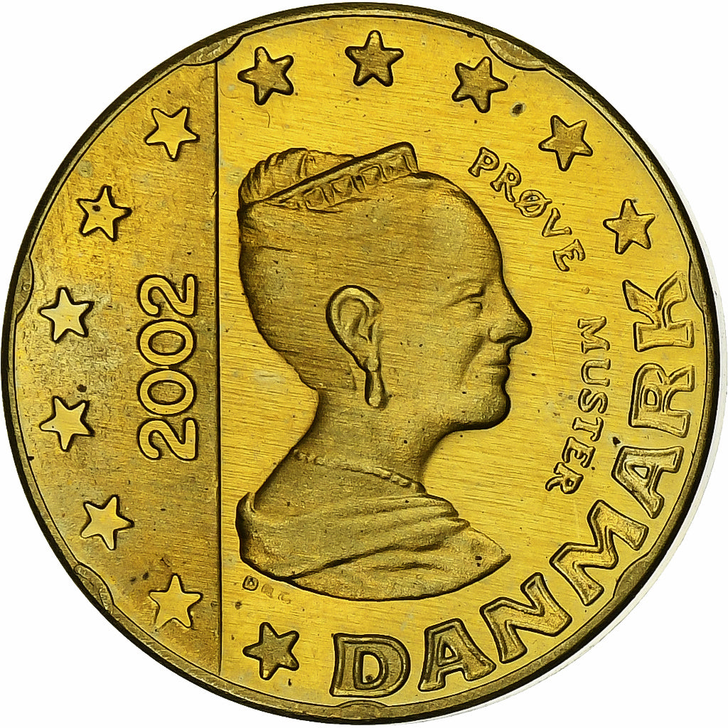 Dania, 
  
  Małgorzata II., 
  
  20 eurocentów