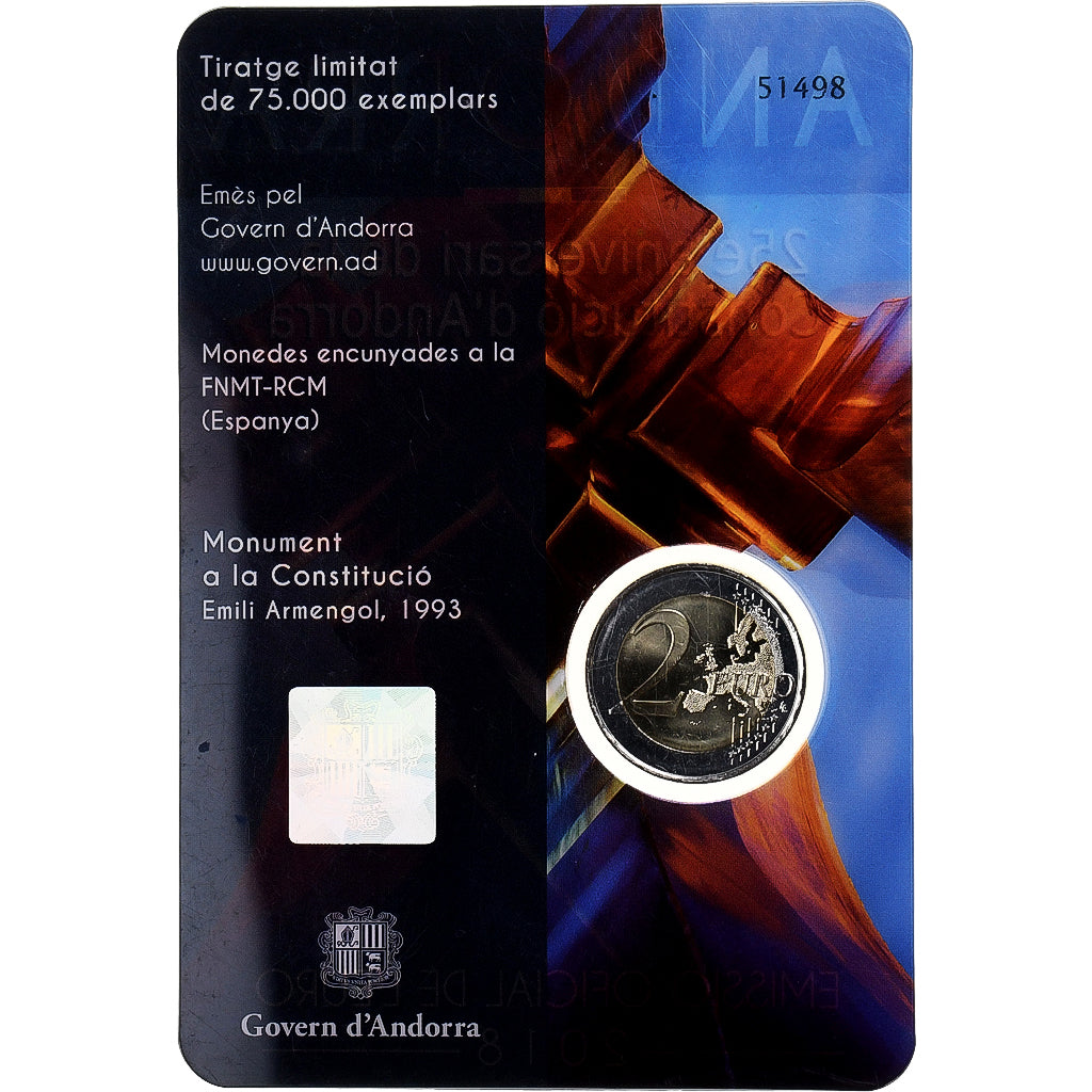 Andora, 
  
  2 euro, 
  
  Verfassung