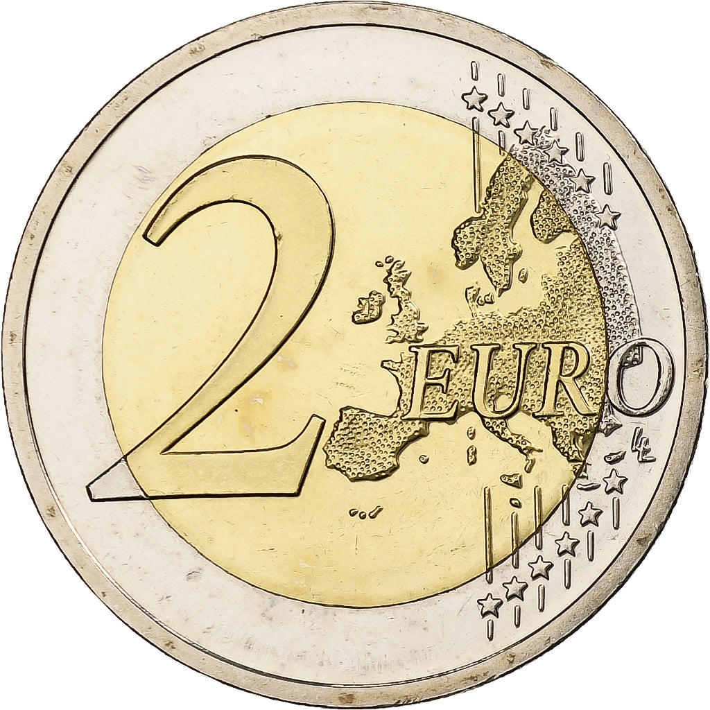 Estland, 
  
  2 euro, 
  
  30 Jahre vor dem Drapeau de l'UE