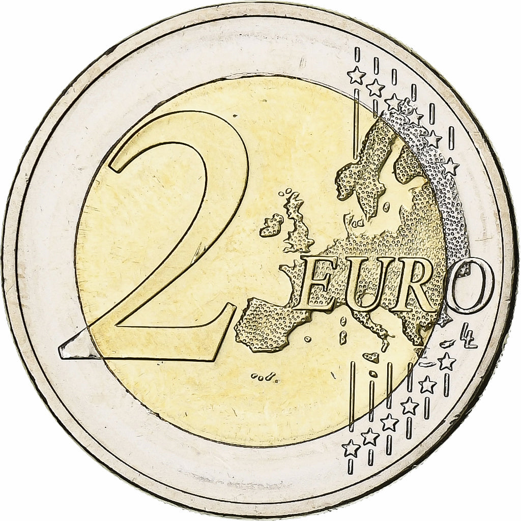Estland, 
  
  2 euro, 
  
  10 Jahre Euro-Bargeld