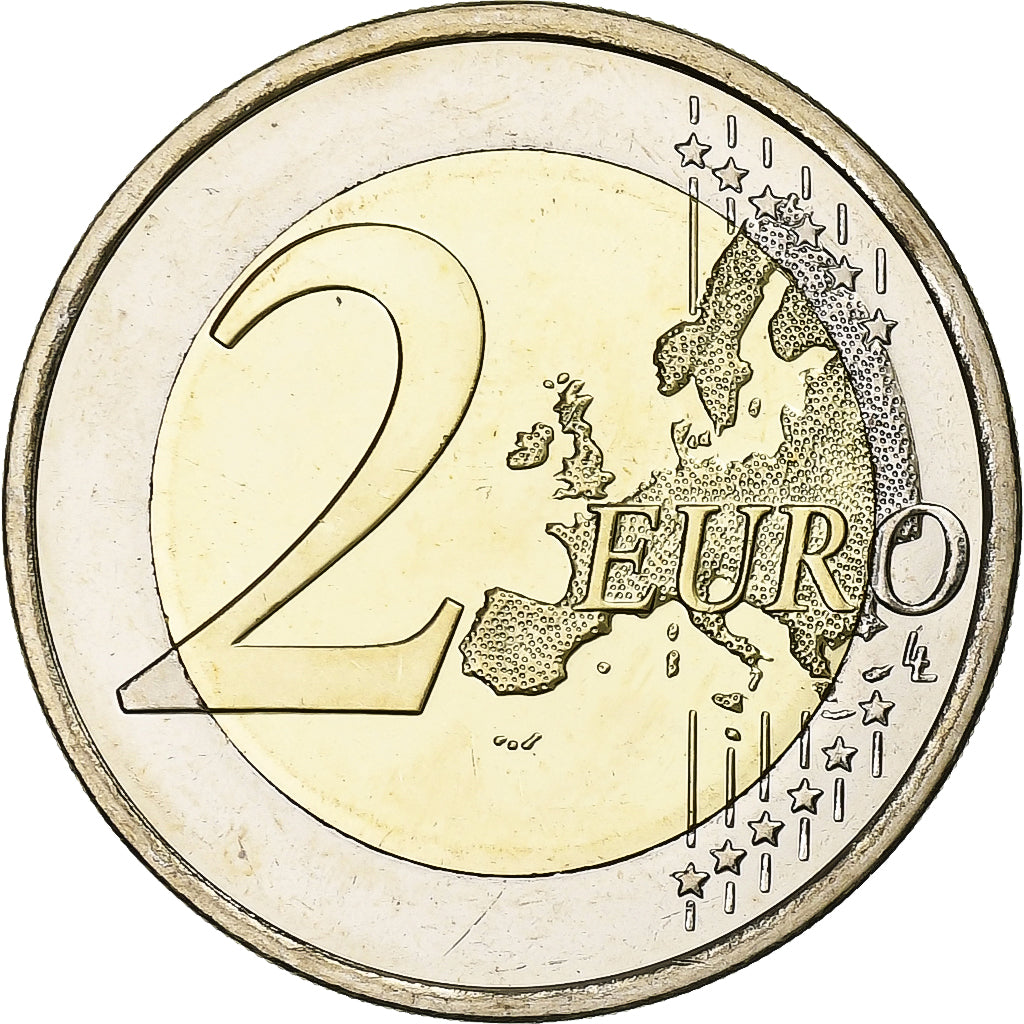 Finlandia, 
  
  2 euro, 
  
  10 Jahre Euro-Bargeld
