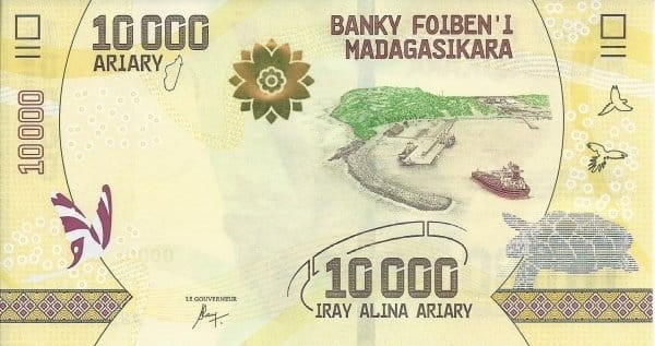Madagaskar 10 000 ariary Statek  2017 P-103a