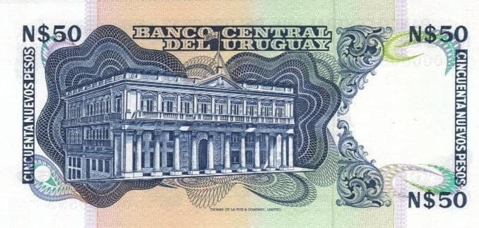 Urugwaj 50 peso Artigas 1989 P-61A