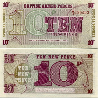 Wielka Brytania 10 new pence 1972 M-48