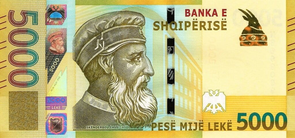 Albania 5000 leke Skenderbeu 2017/19 P-80a