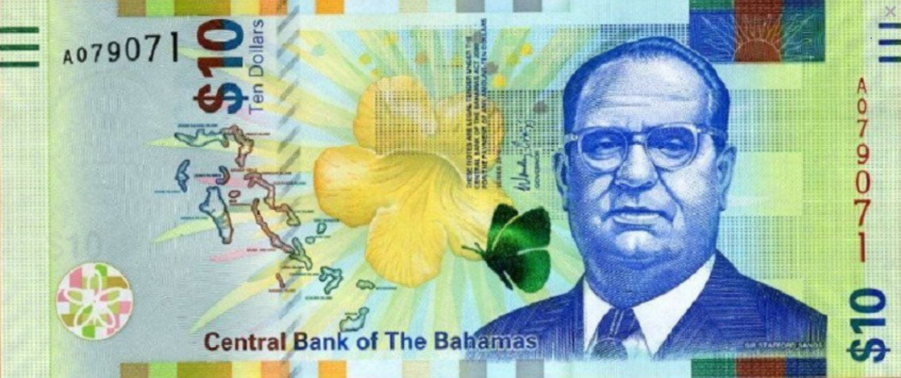 Bahamy 10 $ Latarnia morska 2016 P-79a