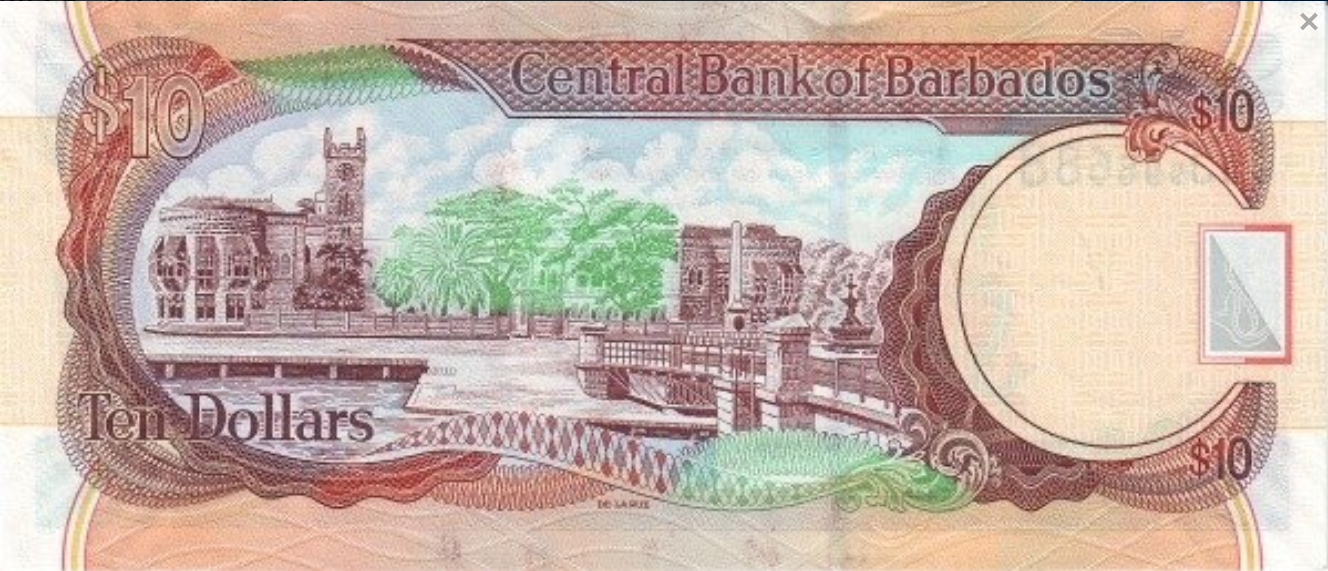 Barbados 10 $ Charles Duncan O'Neal 2007 P-68