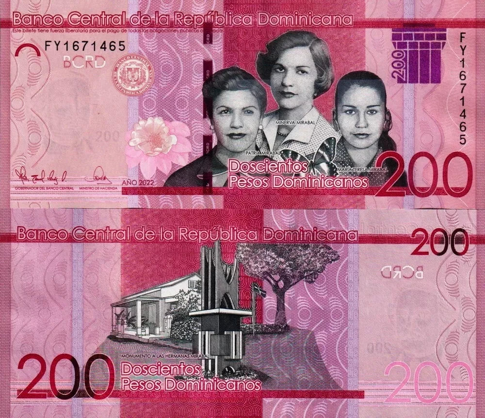 Dominikana 200 Pomnik pesos 2022 P-191