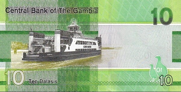 Gambia 10 Dalasi Prom Kinta 2023 P-38c