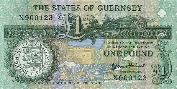 Guernsey 1 funt Sąd królewski 2016 P-52d