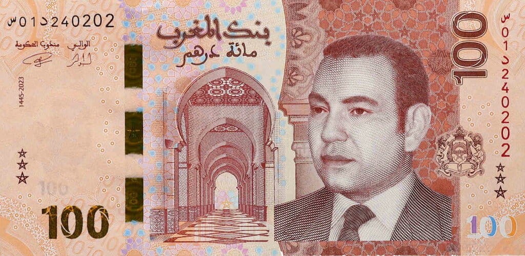 Maroko 100 dirhamów Autostrada 2023 P-81