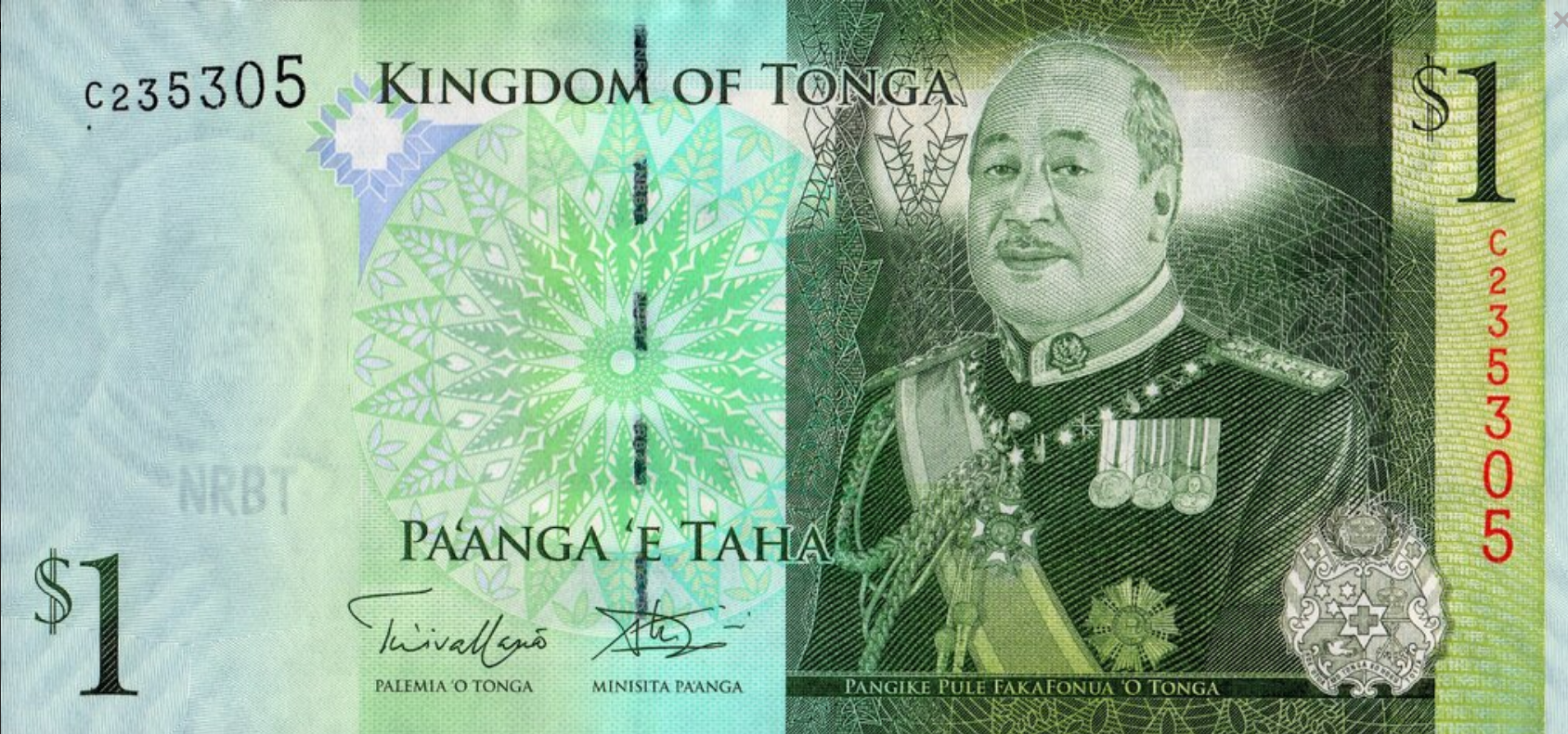Tonga 1 Paanga Wieloryb 2009 P-37a.2