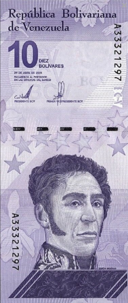 Wenezuela 10 Boliwarów Bitwa pod Carabobo 2021 P-116