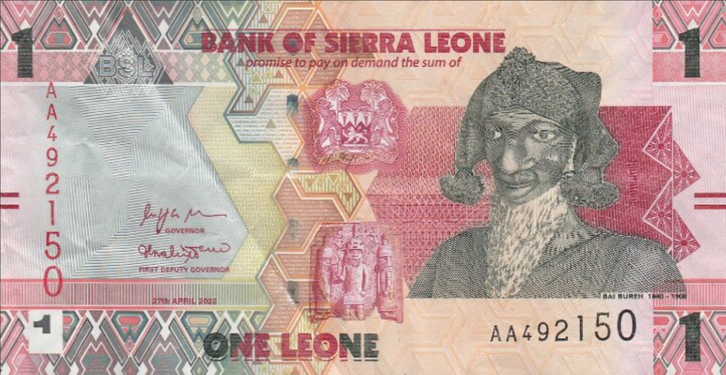 Sierra Leone 1 le Bai Bureh 2022 P-34