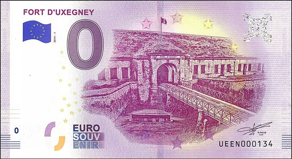 UE 0 euro Fort d'Uxegney 2019.1