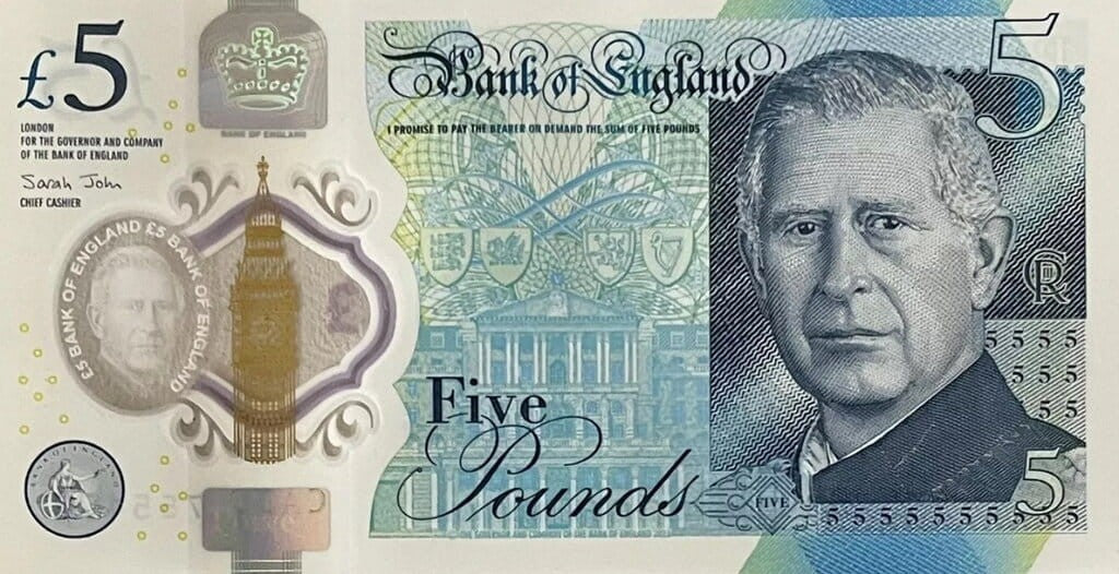 Wielka Brytania 5 f Karol III 2023 P-398